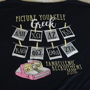 T Shirt Picture Yourself Greek Sacred Heart Navy S